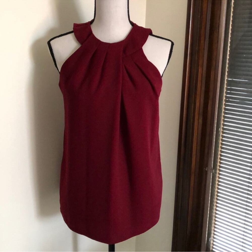 The Limited | Deep Red Sleeveless Top Size XS